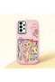 Pink Silicone Case with Shock-Absorbing Camera Protection Compatible with Samsung Galaxy A73