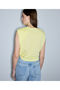 Asymmetrical Knotted Padded T-Shirt - 6