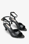 Sonna Women's Heeled Strappy Shoes - Black - 2