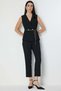 High Waist Slim Leg Trousers - 2