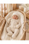 5-Piece Waffle Panda Patterned Newborn Hospital Release/Boy Baby Zibin Set/Boxed Newborn Gift - 3