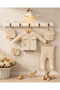 5-Piece Waffle Panda Patterned Newborn Hospital Release/Boy Baby Zibin Set/Boxed Newborn Gift - 7