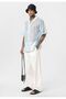 Patterned Ribbed Oversize Shirt - 4