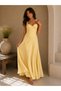 Women's Strappy Low-Cut Corset Lace-Up Long Stylish Evening Dress - 7