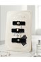 3-Piece Little Mini Lux Velvet Clip with Stone Closure, Holiday, Celebration, Special Day