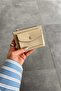 Sirius Mink Medium Size Wallet with Minimal Snap Detail - 2