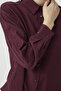 Buttoned Embroidery Detailed Flowing Burgundy Suit 1808 - 7