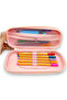 Korean Style Silicone Pen Holder with Fish and Sea Figures - Pink - 3