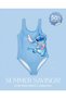 Blue Stitch Printed Girls' Swimsuit Seller:Lc Waikiki - 3