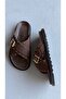 Mocca Muse Light Brown Buckle Comfort Slippers