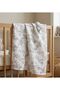 Muslin Cloth Cover Flora Pattern 120X120 cm + 4 Mouth Wipes
