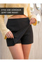 Women's Black Shorts Skirt High Waist Mini Skirt Look Comfortable Cut Daily Use Stylish Casual Summer Shorts Skirt - 4