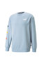 Men LOGO REPEAT Crew Neck Sweatshirt - Blue