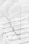 Brass Snake Model Silver Color Women's Necklace with Elevator 5886 - Stylish Daily Use Ornament - 2