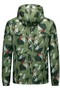 . Men's Water and Wind Resistant Chest Zipper Hidden Pocket Sports Raincoat - 3