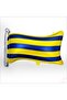 Fener Fb Yellow Navy Blue Flag Foil Balloon 71X50 cm Fan Party Decoration - 5
