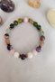 Jade, dumortireite, sodalite, aquamarine, quartz, sunstone, moonstone, amethyst, fluorite, havlite, Natural Stone Bracelet - 2