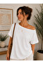 Women's Off-Shoulder Oversize Basic T-Shirt