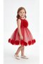 Glittery Tulle Floral Girl's Dress - 2