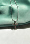 Zircon Stone Angel Figure Necklace - 2