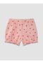Lcw Baby Floral Baby Girl Snap Fastener Bodysuit and Shorts - 5