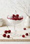3-Piece Glass Magnolia Bowl 230 ml Footed Dessert Bowl, Pudding, Ice Cream, Jam Bowl - 2