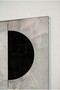 Dark Green and Black Geometric Circular Shaped Decorative Tempered Glass Table Home Business and School Table - 4