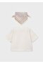 Girl's Bandana and Tshirt Set Beige - 3