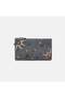 Women's Green Bead Embroidered Straw Clutch - 2