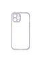 Apple iPhone 12 Case Miami Transparent Silicone - Lilac - 2