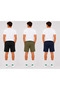 3-Pack Unisex Summer Comfortable Basic Shorts - 2