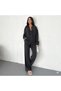 Women's Oversize Tencel Fabric High Waist Wide Leg Relaxed Fit Pants Shirt Set