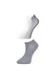 Glb-Stl41414 Gray and White Women's Ankle Socks 15 Pairs - 2