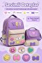 3-Piece Primary School Bag Set: Girls' Backpack + Foil-Lined Lunch Bag + Pen Holder - 5