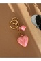Gold Heart Keychain |   Bag Accessory |   Heart Keychain - 4