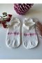 Women's White Ballerina Socks Cotton - Anti-Sweat - 4