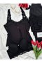 Women's Underwear and Lingerie Suspender C Cropped Pajama Set - 5