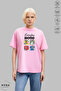 Unisex Crew Neck Tom Printed Cotton Oversize Short Sleeve T-Shirt