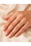 Knotera Inlaid Zircon Stone Curved Adjustable Ring - 2