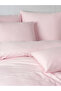 Cotton Satin Striped Double Duvet Cover Set - 2