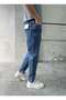 Comfortable Fit Trend Fit Dark Blue Boyfriend Jean - 3