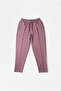 Women's Two-Thread High-Waist Jogger Sweatpants with Front Ironing Stitching, Comfortable Fit, Hidden Pocket - 4