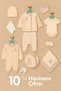 Pitikareli 100% Cotton 10-Piece Baby Boy Hospital Discharge Set 0-3 Months - 2