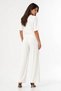 Women's Scarf Tie Detailed T-Shirt High Waist Pants Top-Down Set - 4