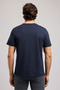 Ansel Men's Regular Fit 100% Cotton Printed Crew Neck T-Shirt Blue - 3