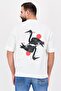 Men Crew Neck Short Sleeve Brand Logo T-Shirt, White - 3
