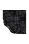 Patchwork Patterned Tivil Silk Scarf 1221-Anthracite