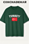 Turkey National Teams Printed Premium Oversize Cotton T-Shirt