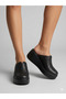 Genuine Leather Black Women's Leather Slippers Dp26-1720 - 2