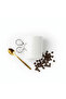 White Artisan Scissors-Handle Ceramic Mug | 300 ml - 2